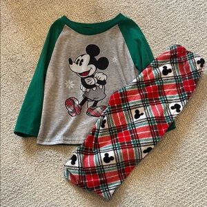 Disney Mickey Mouse Kids Pajamas - Green and Red